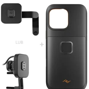 Zestaw na motocykl: etui Peak Design Mobile Gnar do smartfona Iphone 16 Pro + mocowanie motocykla Nie przegap