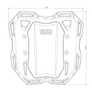 Stelaż Smartrack Hepco&Becker Yamaha XSR 900 (22-) Łatwy zwrot