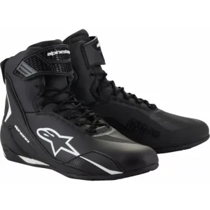 Buty motocyklowe Alpinestars Faster-4 czarno-białe Łatwy zwrot