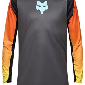 Bluza enduro Fox Flexair Grid czarno-pomarańczowa Nowość