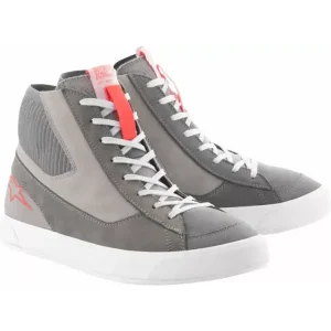 Buty motocyklowe Alpinestars Stated szaro-biało-czerwone Ostatnie sztuki