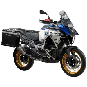 Zestaw: kufry boczne z anodowanego aluminium czarne Zega Pro + stelaże srebrne Touratech BMW R 1300 GS Adventure (24-) [poj.: 38+38l] Kup online