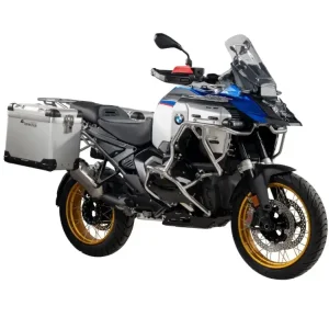 Oferta czasowa Zestaw: kufry boczne z anodowanego aluminium srebrne "And-S" Zega Pro + stelaże srebrne Touratech BMW R 1300 GS Adventure (24-) [poj.: 45+45l]