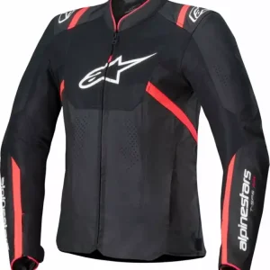 Kurtka motocyklowa damska tekstylna Alpinestars Stella T-SPS Air V2 czarno-czerwona Promocja