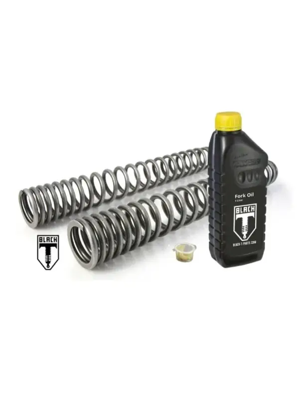Zestaw sprężyn progresywnych przedniego widelca Black-T Stage1 Touratech Indian FTR 1200/ S (19-21) Rabat