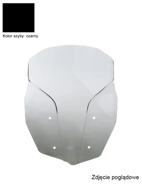 Zniżka Szyba motocyklowa MRA "TM" BMW F 800 GS (24-) czarna