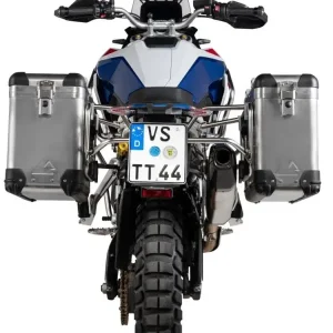 Zestaw: kufry boczne aluminiowe srebrne Zega Pro + stelaże srebrne Touratech BMW F 900 GS (24-) [poj.: 31+38l] Dodaj do koszyka