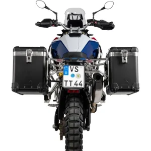 Dodaj do koszyka Zestaw: kufry boczne czarne "And-Black" Zega Pro + stelaże srebrne Touratech BMW F 900 GS (24-) [poj.: 38+45l]