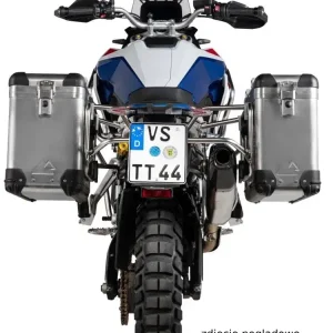 Zamów teraz Zestaw: kufry boczne aluminiowe srebrne Zega Pro + stelaże czarne Touratech BMW F 900 GS (24-) [poj.: 31+38l]