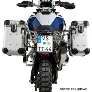 Zestaw: kufry boczne srebrne "And-S" Zega Evo + stelaże czarne Touratech BMW F 900 GS (24-) [poj.: 31+38l] Kup online