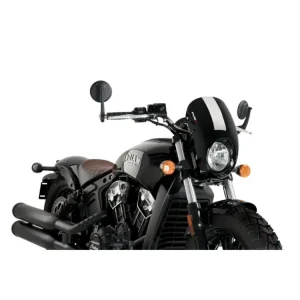 Bestseller Półowiewka motocyklowa sportowa PUIG Anarchy Indian Scout (17-20)/ Scout Bobber (18-) czarna matowa