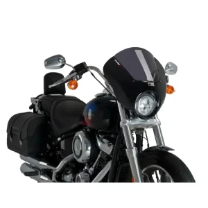 Zniżka Półowiewka motocyklowa sportowa PUIG Dark Night Harley Davidson Softail Low Rider FXLR (18-20) mocno przyciemniana