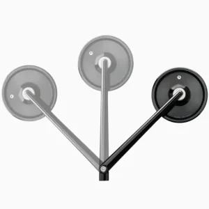 Oferta Lusterko motocyklowe uniwersalne Motogadget Mo.view Classic Flip aluminiowe, czarne [długość ramienia: 180 mm]