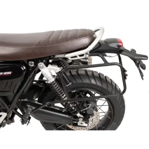 Stelaż kufrów bocznych Hepco&Becker Triumph Scrambler 1200 X (25-) montowany na stałe, lewa strona Nowość