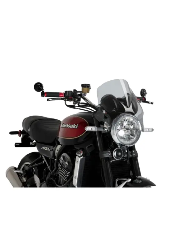 Szyba motocyklowa turystyczna PUIG Windy Kawasaki Z900 RS (18-)/ Z900 RS SE (22-) lekko przyciemniana Promocja