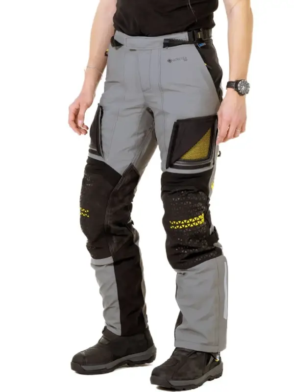 Szybka dostawa Spodnie motocyklowe damskie tekstylne Touratech Companero Rambler szare