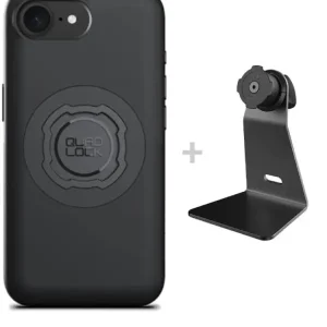 Najlepsza cena Zestaw na biurko: etui MAG na telefon iPhone 16e (magnetyczne) + uchwyt Quad Lock