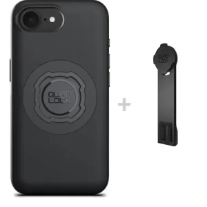 Wysoka jakość Zestaw: etui MAG na telefon iPhone 16e (magnetyczne) + adapter do statywu Quad Lock