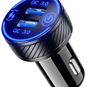 Ładowarka z podwójnym gniazdem USB QC3.0 Biketec czarna Cena promocyjna