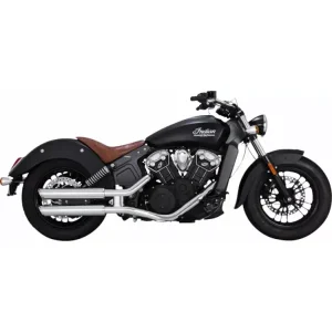 Nowy Tłumiki motocyklowe Vance & Hines 3" Twin Slash Indian Scout (wybrane modele) chromowane