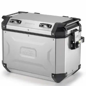 Kufer boczny Kappa K'Voyager 48 aluminiowy, srebrny [na prawą stronę; poj.: 48 litrów] Nowość