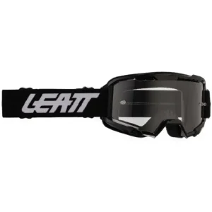 Premium Gogle motocyklowe Leatt Vizion 2.5S z przezroczystą szybą czarme