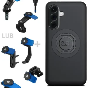 Super okazja Zestaw na motocykl: etui MAG na telefon Samsung Galaxy A56 (magnetyczne) + mocowanie Quad Lock