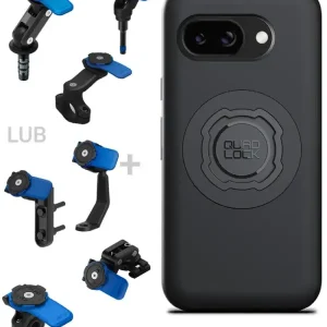 Zestaw na motocykl: etui MAG na telefon Google Pixel 9A (magnetyczne) + mocowanie Quad Lock Kup teraz
