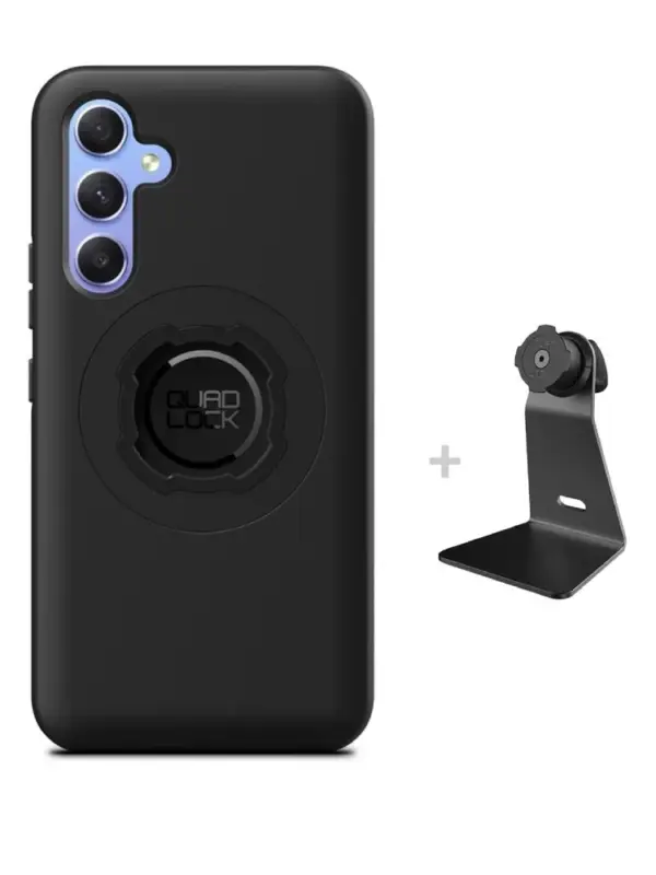 Niska cena Zestaw na biurko: etui MAG na telefon Samsung Galaxy A55 (magnetyczne) + uchwyt Quad Lock