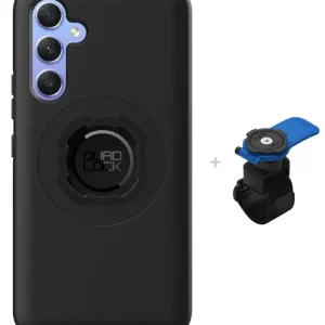 Szybka wysyłka Zestaw: etui MAG na telefon Samsung Galaxy A55 (magnetyczne) + uchwyt Quad Lock montowany za pomocą paska z szybkozłączką