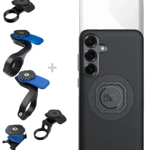 Zestaw rowerowy: etui MAG na telefon Samsung Galaxy S25+ (magnetyczne) + wodoodporny pokrowiec MAG + mocowanie Quad Lock Tylko do końca tygodnia