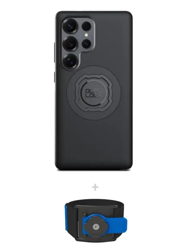Najlepsza cena Zestaw do biegania: etui MAG na telefon Samsung Galaxy S25 Ultra (magnetyczne) + opaska sportowa Quad Lock