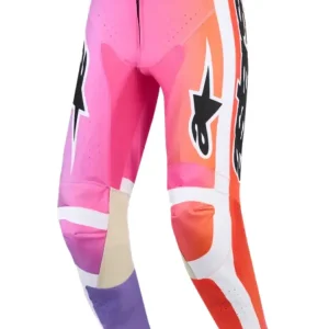 Szybka dostawa Spodnie cross Alpinestars MX Race Air biało-różowo-fioletowe