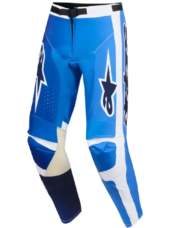 Zamów teraz Spodnie cross Alpinestars MX Race Air niebiesko-białe