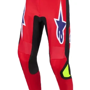 Spodnie cross Alpinestars MX Fluid Grid czarno-czerwone-fluo Zniżka