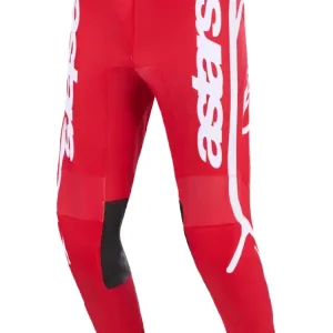 Spodnie cross Alpinestars MX Fluid Apex czerwono-białe Zniżka