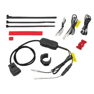Taniej Ładowarka motocyklowa USB-A Daytona Parts QC 3.0 mocowana na kierownicy motocykla