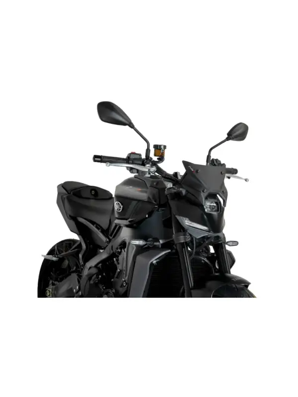 Szyba motocyklowa sportowa Puig Yamaha MT-09/ SP/ Y-AMT (24-) czarna matowa Szybka dostawa