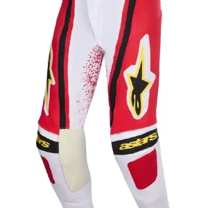 Spodnie cross Alpinestars MX Techstar Nomur czerwono-szaro-czarne Bestseller