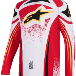 Bluza cross Alpinestars MX Techstar Nomur czerwono-szaro-czarna Sprawdź teraz