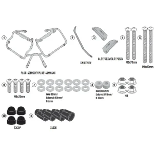 Stelaż kufrów bocznych asymetrycznych K'Voyager Monokey Cam-Side Kappa KL One-Fit BMW R 1300 GS (24-) Ograniczona ilość
