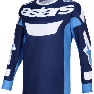 Bluza cross Alpinestars MX Racer Riway niebiesko-biała Szybka wysyłka