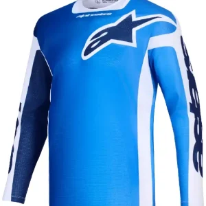 Wyjątkowa oferta Bluza cross Alpinestars MX Racer Air Portl niebiesko-biało-czarna
