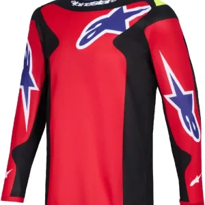 Bluza cross Alpinestars MX Fluid Grid czarno-czerwono-fioletowa Hit cenowy