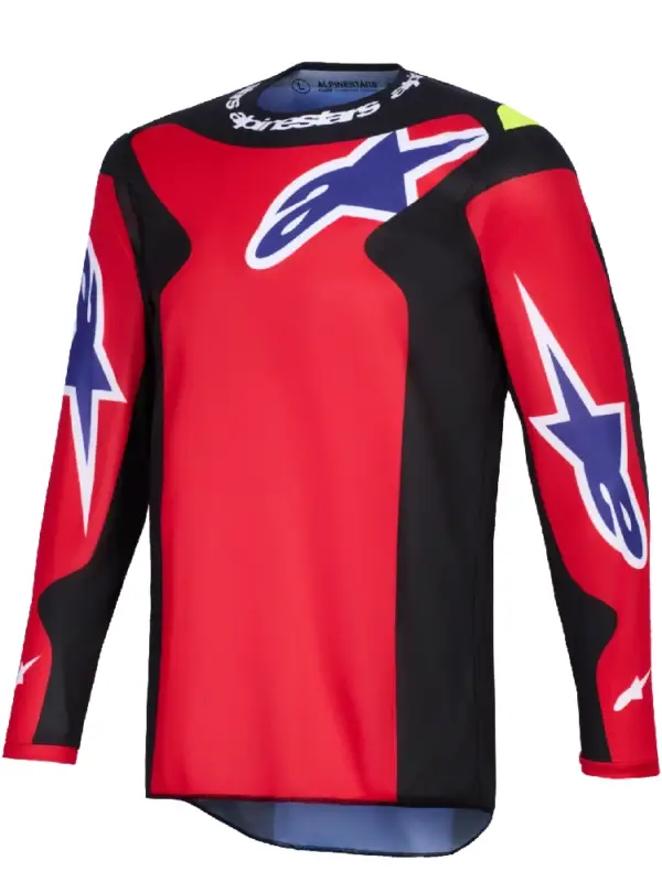 Bluza cross Alpinestars MX Fluid Grid czarno-czerwono-fioletowa Hit cenowy