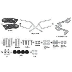 Stelaż pod sakwy motocyklowe Kappa Remove-X Benelli Leoncino 800 (22-) Zamów teraz