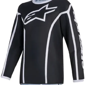 Tani Bluza cross dziecięca Alpinestars MX Fluid Apex czarno-szara