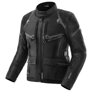 Kurtka motocyklowa tekstylna Shima Tracker czarna Szybka dostawa