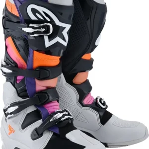 Wybór klientów Buty enduro Alpinestars MX Tech 7 szaro-pomarańczowo-czarne
