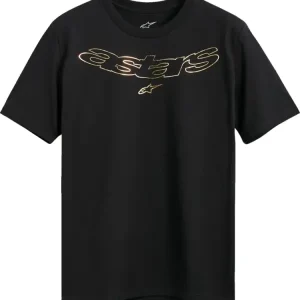 Koszulka z krótkim rękawem Alpinestars Luxo CSF czarna Popularny